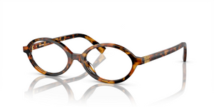 19P1O1 - Light Havana with Clear Lenses