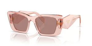 19Q10D - Transparent Peach with Light Brown Lenses
