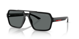1AB02G - Black with Dark Grey Polarized  Lenses