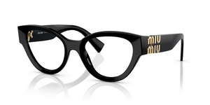 1AB1O1 - Black with Clear Lenses