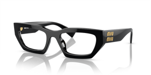 1AB1O1 - Black with Clear Lenses