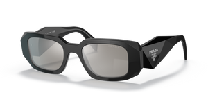 1AB2B0 - Black with Light Grey Mirror Silver Lenses
