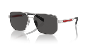 1BC06F - Silver with Dark Grey Lenses