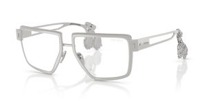 1BC10W - Silver with Clear Blue-Violet Light Filter Lenses