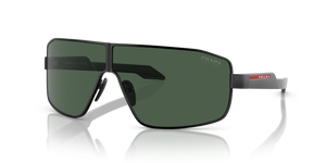 1BO06U - Black with Dark Green Lenses