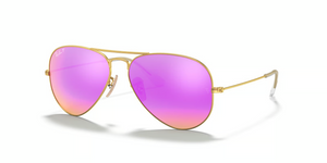 112/1Q - Gold with Cyclamen Flash Lenses