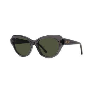20N - Shiny Grey with Green Lenses