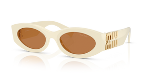 21D90Q - Milk with Brown Lenses