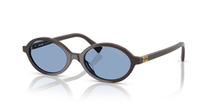 22C60O - Moka with Light Blue Lenses