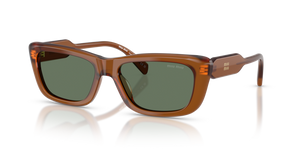 22I70L - Amber with Green Lenses