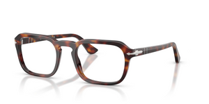 24 - Havana with Clear Lenses