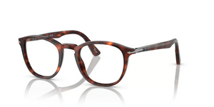 24 - Havana with Clear Lenses