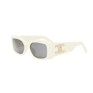 25A - Shiny Ivory with Smoke Lenses