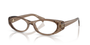 26M1O1 - Transparent Brown with Clear Lenses
