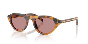29C05Z - Cinnamon Tortoise with Dark Pink Polarized Lenses