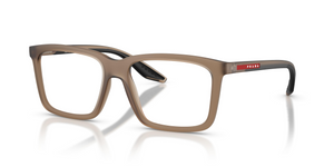29F1O1 - Frosted Brown with Clear Lenses
