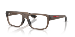 29F1O1 - Frosted Brown with Clear Lenses