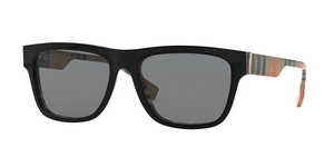 380687 - Top Black On Vintage Check with Grey Lenses