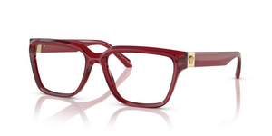 388 - Red Transparent with Clear Lenses