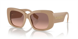 399013 - Beige with Pink Gradient Dark Brown Lenses