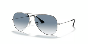 003/3F - Silver with Light Blue Gradient Lenses