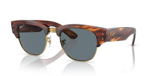 954/3R - Striped Havana with Polarized Dark Blue Lenses