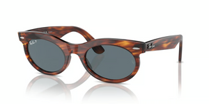 954/3R - Striped Havana with Polarized Dark Blue Lenses