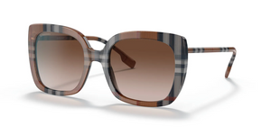 400513 - Brown Check with Gradient Brown Lenses