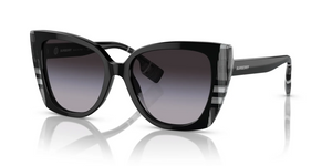 40518G - Black/Check White Black with Grey Gradient Lenses