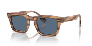 409680 - Brown with Dark Blue Lenses