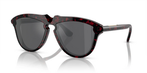41036G - Red Havana with Grey Mirror Silver Lenses