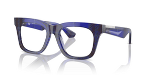 4114 - Check Blue with Clear Lenses