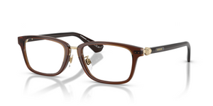 4116 - Brown with Clear Lenses