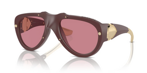 414075 - Rubber Burgundy with Dark Violet Lenses