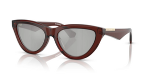 41448V - Brown with Clear Mirror Silver 80 Lenses