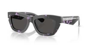 415987 - Violet Havana with Dark Grey Lenses