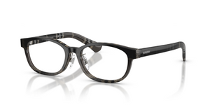 4200 - Grey Check with Clear Lenses