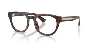 4205 - Dark Havana with Clear Lenses