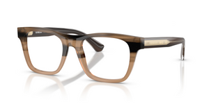 4207 - Striped Beige with Clear Lenses