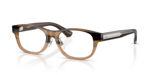 4207 - Striped Beige with Clear Lenses