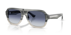 420814 - Striato Grey Gradient with Grigio Sfumato Blue Lenses