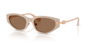 424473 - Beige with Dark Brown Lenses