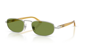 518/4E - Silver with Green Lenses