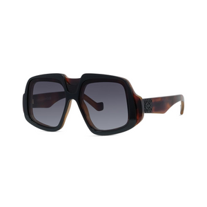 52B - Shiny Dark Havana with Gradient Smoke Lenses