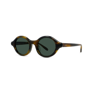 52N - Shiny Havana with Green Lenses