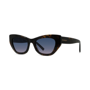 52W - Shiny Havana with Blue Gradient Lenses