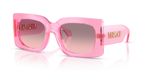53705M - Transparent Pink with Rose Gradient Grey Lenses