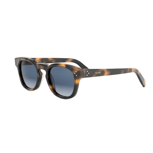 53W - Shiny Havana with Blue Gradient Lenses