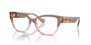 5435 - Pink Transparent with Clear Lenses