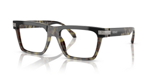 5456 - Havana with Clear Lenses